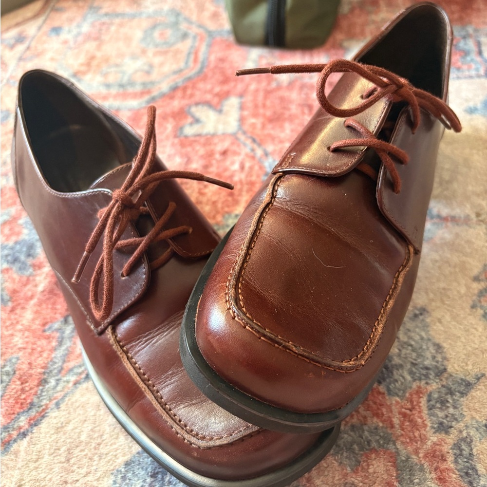 Eddie Bauer Brown Leather Oxford Shoes